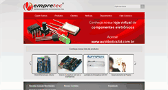 Desktop Screenshot of empretecnet.com.br